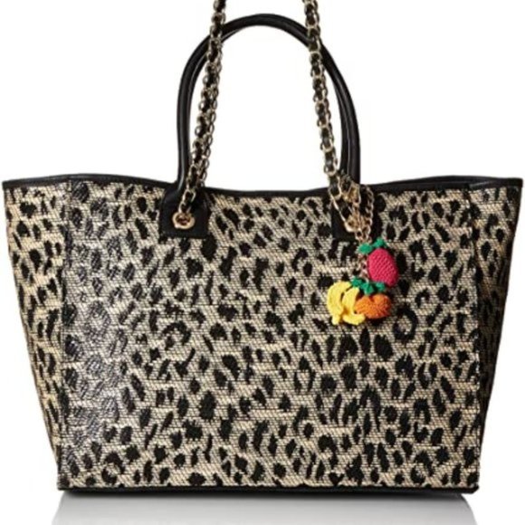 Betsey Johnson Handbags - Betsey Johnson LEOPARD PRINT LARGE TOTE